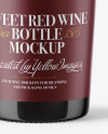 1.5L Green Glass Red Wine Bottle Mockup