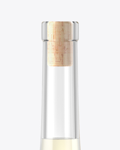 1.5L Clear Glass White Wine Bottle Mockup