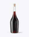 1.5L Clear Glass Red Wine Bottle Mockup