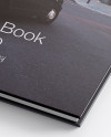 Hardcover Book w/ Matte Cover Mockup