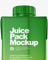 200ml Matte Juice Carton Package Mockup