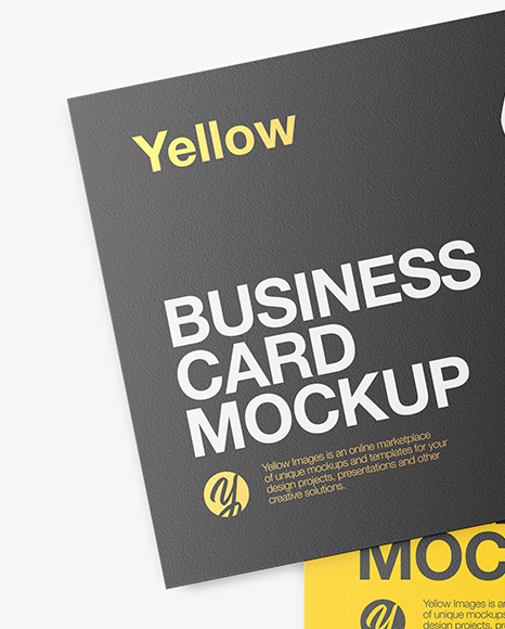 Two Business Cards Mockup