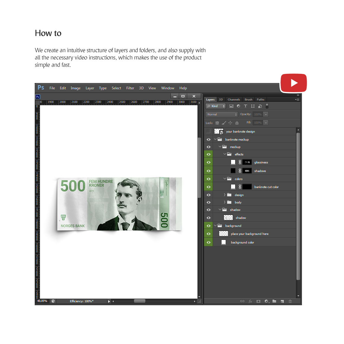 Banknote Mockups Set Banknote Mockups Set