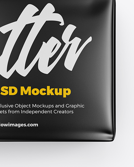 Matte Butter Block Mockup