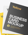 Three Business Cards Mockup