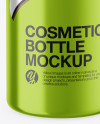 Metallic Cosmetic Bottle Mockup