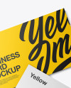 Three Business Cards Mockup