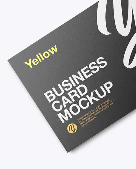 Three Business Cards Mockup