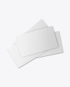 Four Business Cards Mockup