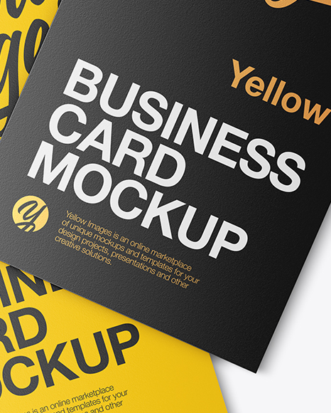 Two Business Cards Mockup