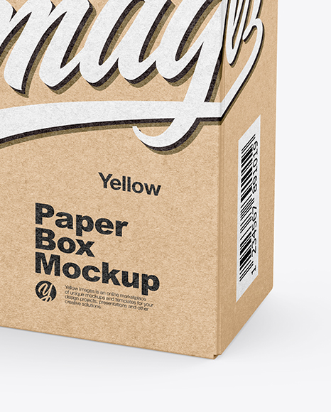 Kraft Box Mockup