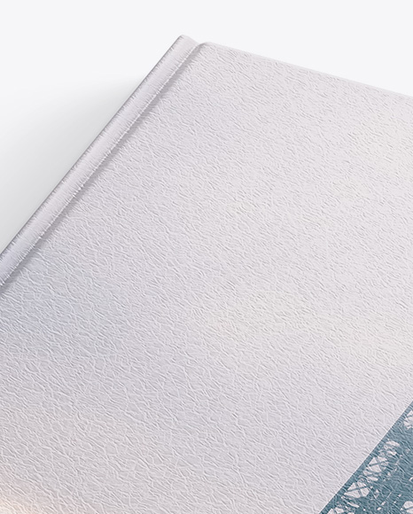 Book w/ Leather Cover Mockup