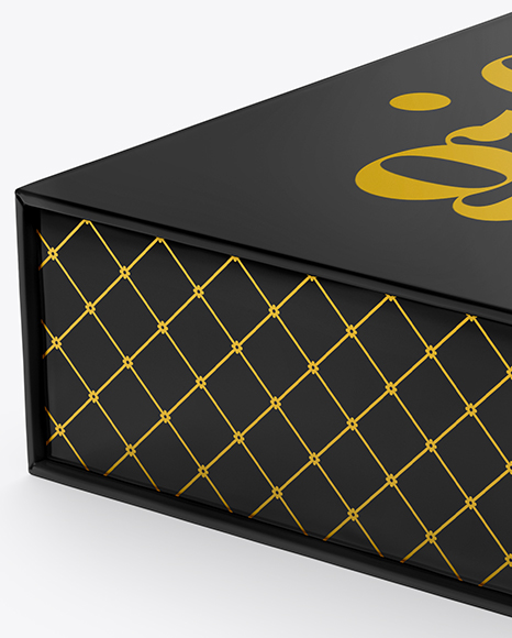 Glossy Paper Box Mockup