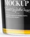 Clear Glass Honey Jar Mockup