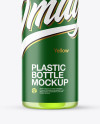 Clear Cosmetic Bottle with Pump Mockup