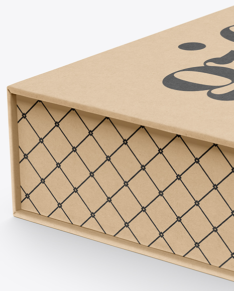 Kraft Paper Box Mockup