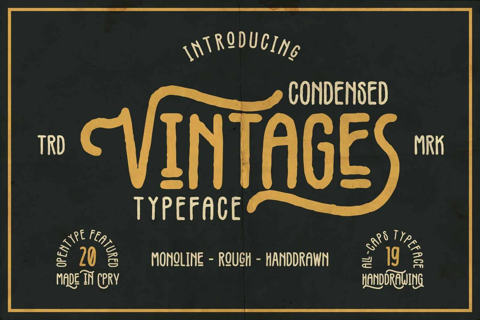 Vintages Typeface Vintages Typeface