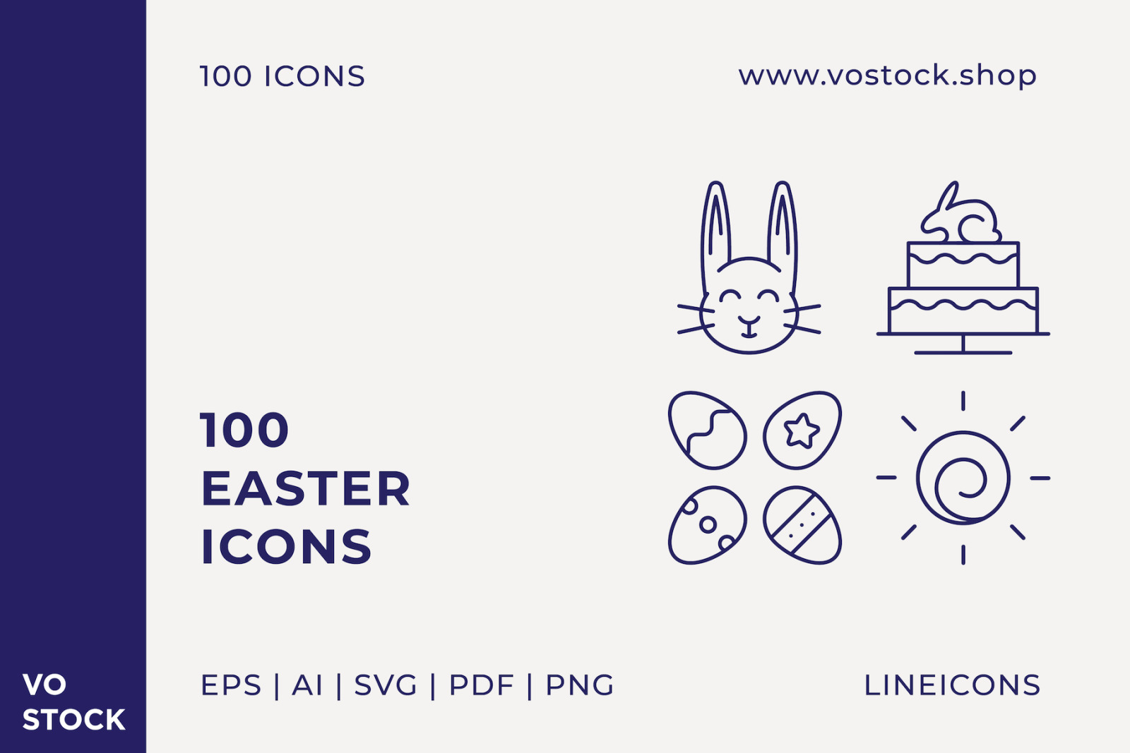 100 Easter Icons