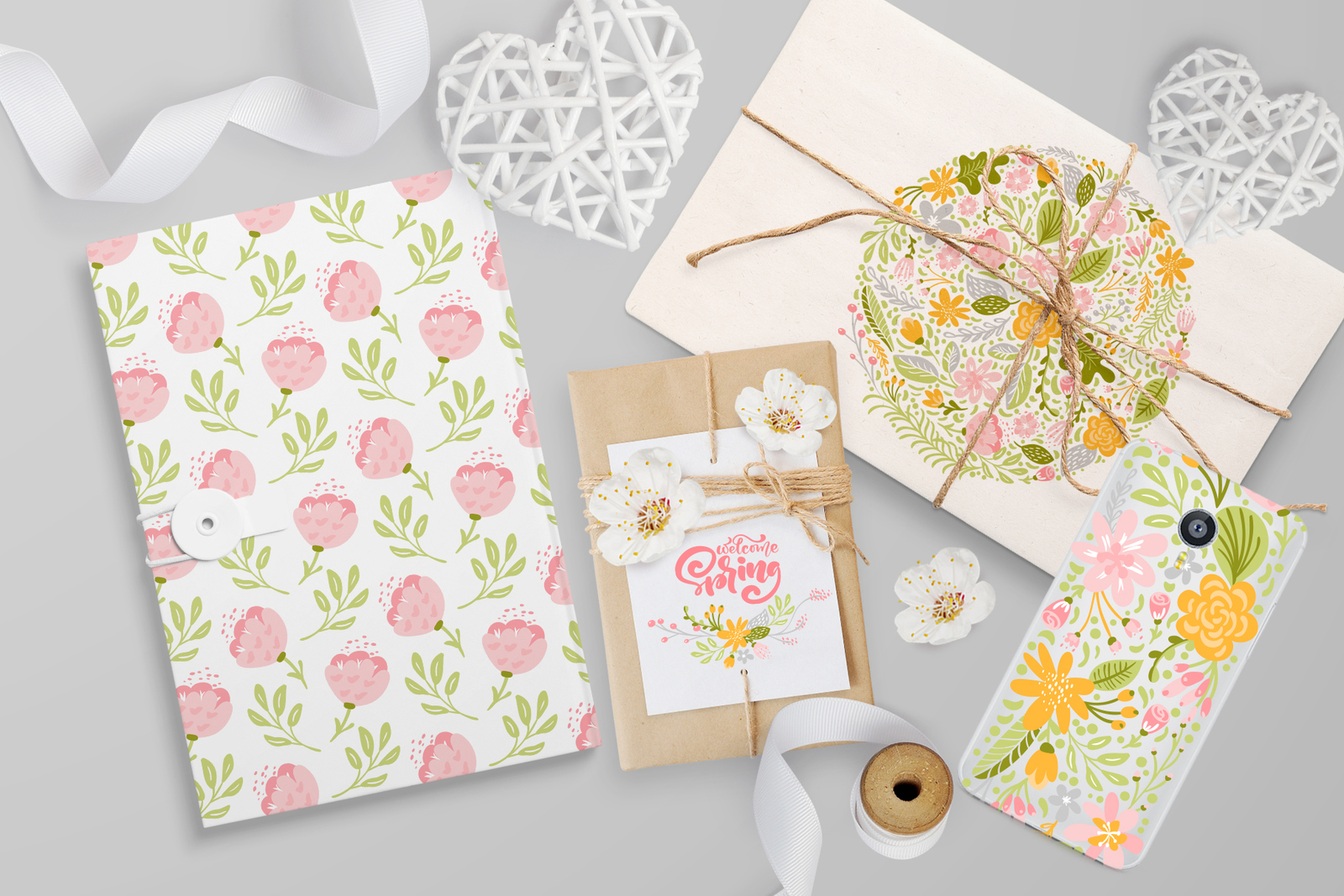 Fresh Feeling Spring Vector Kit SVG