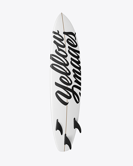 Surfboard Mockup - Front &amp; Back Half Side Views