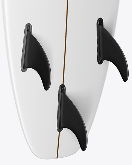 Surfboard Mockup - Front & Back Half Side Views