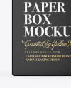 Paper Box Mockup