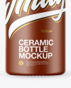 Ceramic Bottle Mockup Ceramic Bottle Mockup