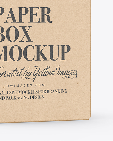 Kraft Box Mockup