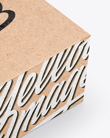 Kraft Box Mockup