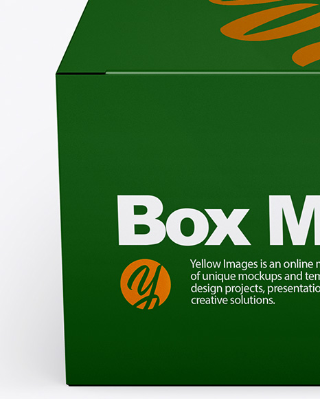 Paper Box Mockup