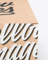 Kraft Box Mockup