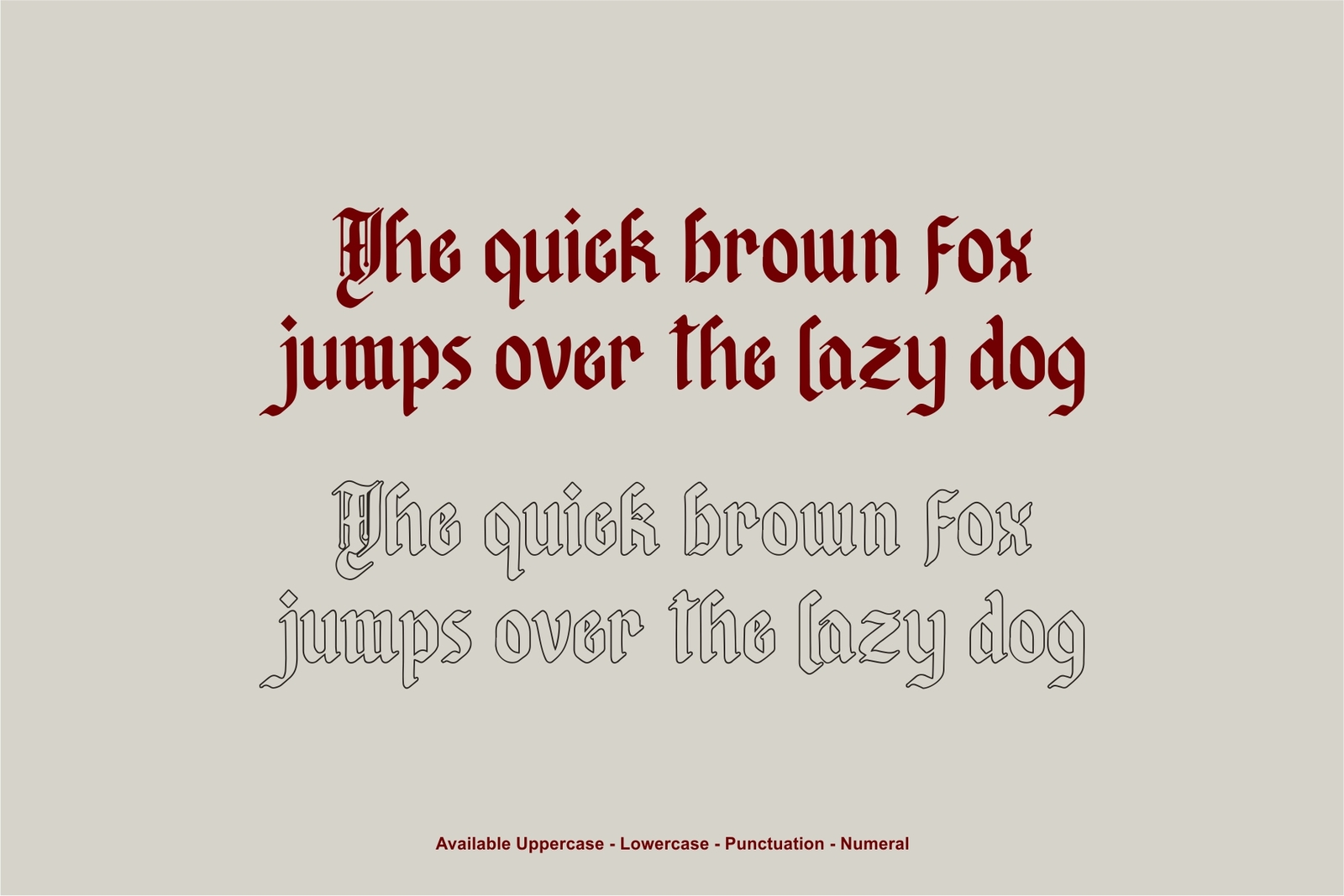 Afterkilly - New Blackletter Afterkilly - New Blackletter