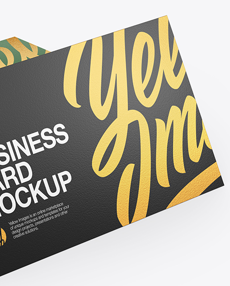 Stack of Business Cards Mockup