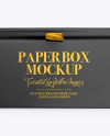 Glossy Paper Box Mockup Glossy Paper Box Mockup