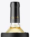 Clear Glass White Wine Bottle w/ Sleeve Cooler Mockup