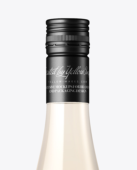 White Wine Bottle Mockup