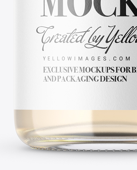 White Wine Bottle Mockup