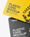 Two Plastic Cards Mockup