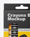 Box w/ Crayons Mockup