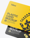 Two Plastic Cards Mockup