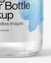 Glass Water Bottle Mockup