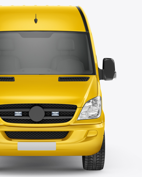 Panel Van Mockup - Front View