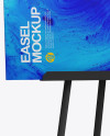 Matte Easel Mockup