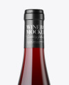 Clear Glass Red Wine Bottle Mockup Clear Glass Red Wine Bottle Mockup
