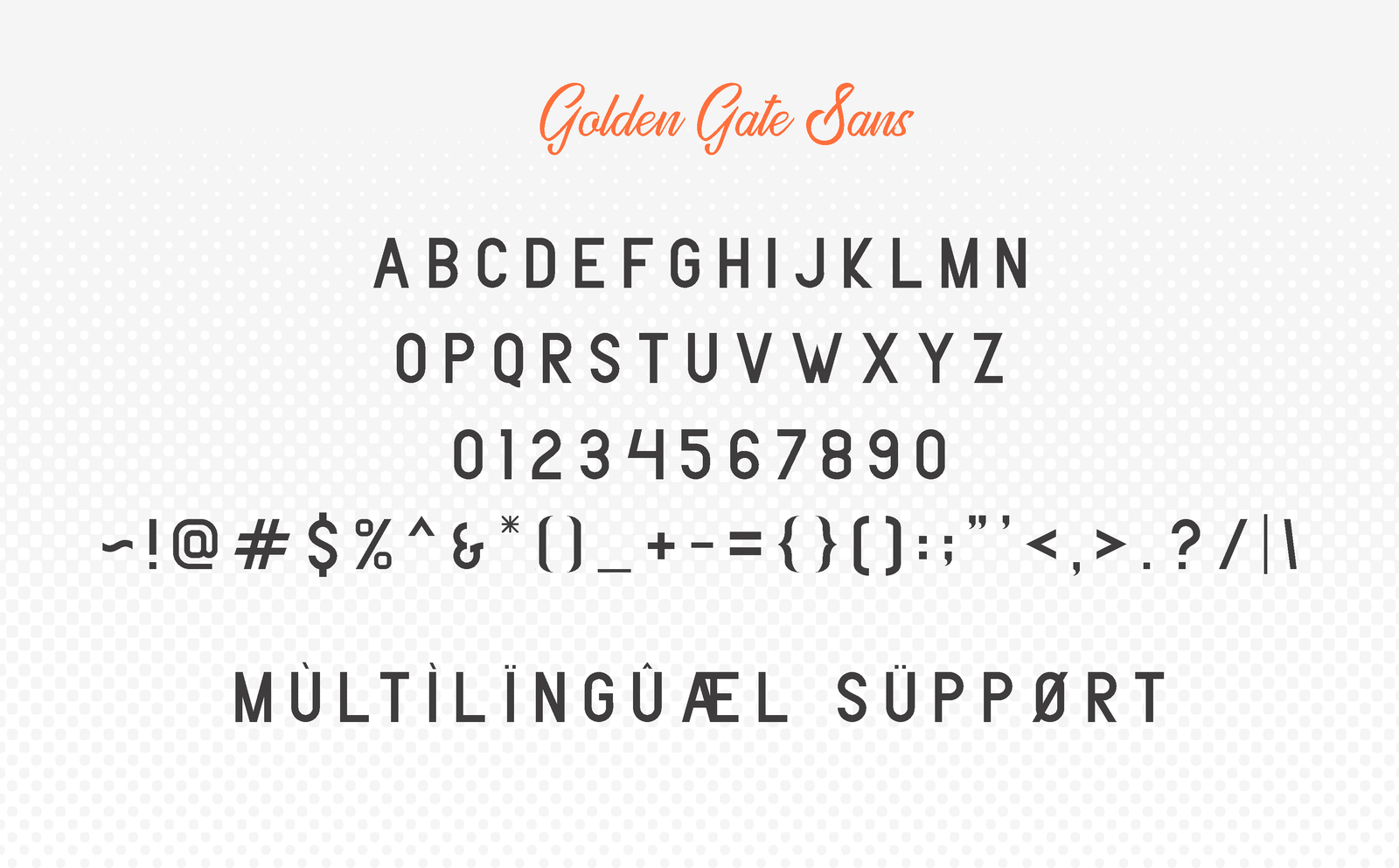 Golden Gate - Font Duo Golden Gate - Font Duo