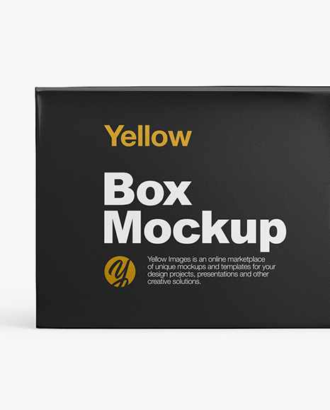 Glossy Paper Box Mockup