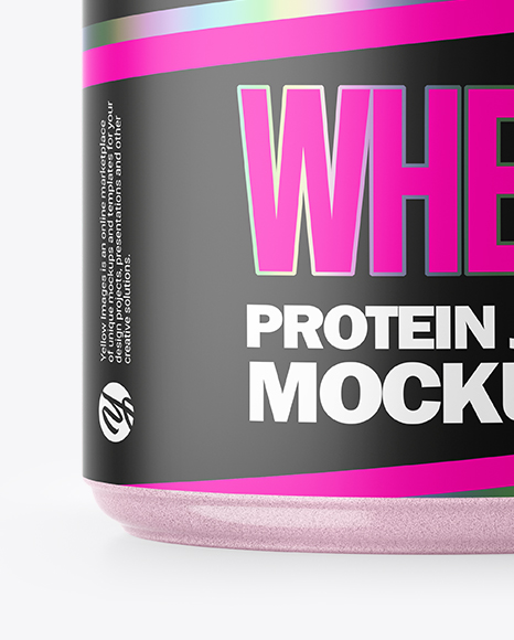 Protein Jar Mockup