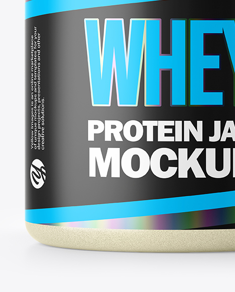 Protein Jar Mockup