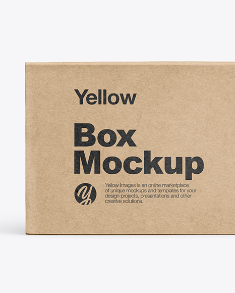 Kraft Paper Box Mockup