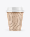 Kraft Coffee Cup Mockup